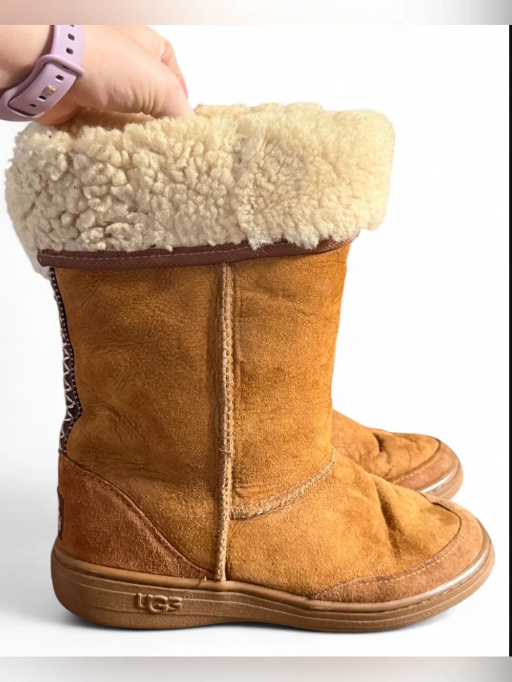 Original UGG Australia Classic Tall Sheepskin Boots Chestnut Women’s 8 Men’s 7